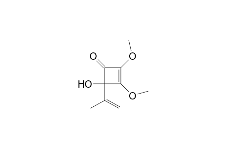 2,3-Dimethoxy-4-hydroxy-4-(2-propen-2-yl)-2-cyclobuten-1-one
