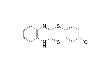 3-[(p-chlorophenyl)thio]-2-(1H)-quinoxalinethione