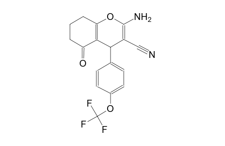 4H-1-benzopyran-3-carbonitrile, 2-amino-5,6,7,8-tetrahydro-5-oxo-4-[4-(trifluoromethoxy)phenyl]-