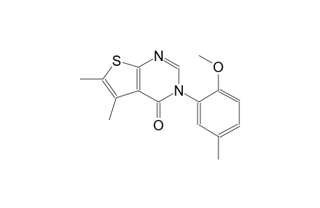 thieno[2,3-d]pyrimidin-4(3H)-one, 3-(2-methoxy-5-methylphenyl)-5,6-dimethyl-