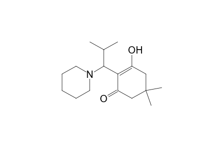 2-Cyclohexen-1-one, 3-hydroxy-5,5-dimethyl-2-[2-methyl-1-(1-piperidinyl)propyl]-