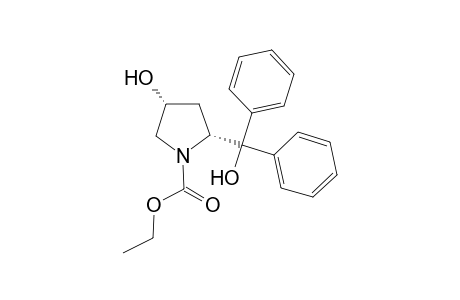 (2R,4R)-Ethyl 4-hydroxy-2-(hydroxydiphenylmethyl)pyrrolidine-1-carboxylate