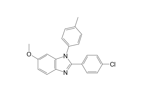 2-(4-Chlorophenyl)-6-methoxy-1-(4-methylphenyl)-1H-benzimidazole