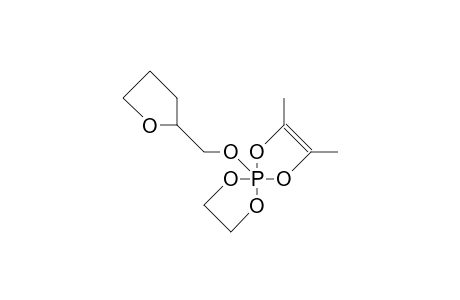 2,3-Dimethyl-5-(tetrahydro-furfuryloxy)-1,4,6,9-tetraoxa-5-phospha-spiro(4.4)non-2-ene