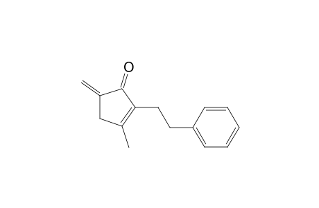 3-Methyl-5-methylene-2-phenethyl-cyclopent-2-en-1-one
