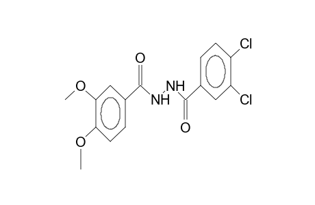 1-(3,4-dimethoxybenzoyl)-2-(3,4-dichlorobenzoyl)hydrazine