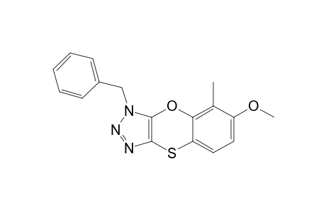 3-Benzyl-6-methoxy-5-methyl-[1,4]benzoxathiino[2,3-d]triazole