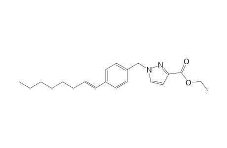 1-(4-Oct-1-enylbenzyl)-1H-pyrazole-3-carboxylic acid ethyl ester