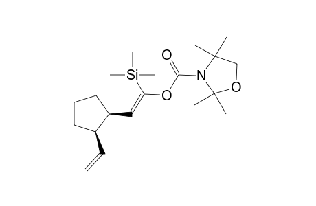 [1Z,2(1R,2R)]-1-(Trimethylsilyl)-2-vinylcyclopentyl)ethenyl 2,2,4,4-tetramethyl-1,3-dioxazolidine-3-carboxylate