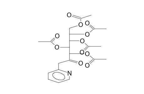 2-(3,4,5,6,7-PENTA-O-ACETYL-D-GLUCOHEPTANOYL)PYRIDINE (KETO)