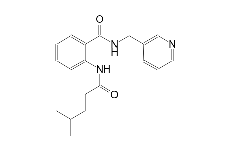 benzamide, 2-[(4-methyl-1-oxopentyl)amino]-N-(3-pyridinylmethyl)-