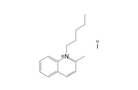 N-PENTYL-2-METHYLQUINOLINIUM-QUATERNARY-IODIDE