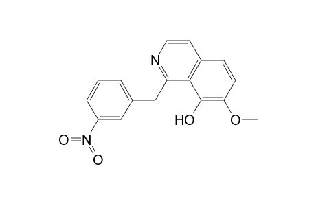 8-Isoquinolinol, 7-methoxy-1-[(3-nitrophenyl)methyl]-