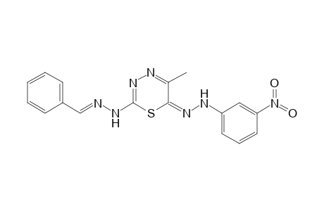 N-Benzylidene-N'-(6-m-nitrophenylhydrazono-5-methyl-6H-[1,3,4]thiadiazine-2-yl)-hydrazine