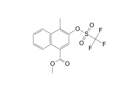 METHYL-4-METHYL-3-TRIFLUOROMETHYLSULFONYLOXY-1-NAPHTHOATE