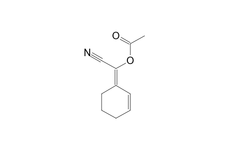 Acetonitrile, (acetyloxy)-2-cyclohexen-1-ylidene-, (Z)-