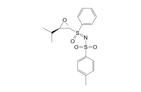 S-[trans-3-(1-Methylethyl)oxiran-2-yl]-S-phenyl-N-(p-tolyl-sulphonyl)sulphoximine