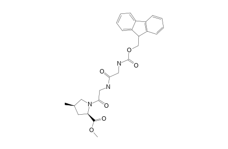 (RAC)-CIS-1-FLUORENYL-9-METHOXYCARBONYL-DIGLYCINE-4-METHYLPYRROLIDINE-2-CARBOXYLIC-ACID-METHYLESTER