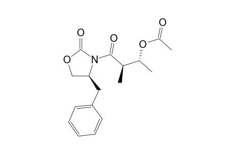 (4S,2'R,3'R)-N-(3-Acetoxy-2-methylbutanoyl)-4-benzyl-2-oxazolidinone
