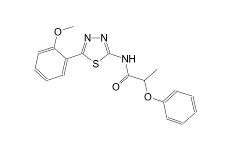 N-[5-(2-methoxyphenyl)-1,3,4-thiadiazol-2-yl]-2-phenoxypropanamide
