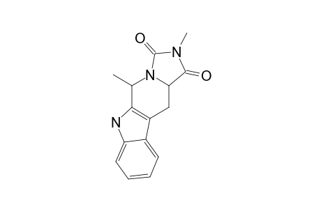 2,5-DIMETHYL-1,3-DIOXO-6H-1,2,3,5,11,11A-HEXAHYDROIMIDAZO-[1,5-B]-BETA-CARBOLINE