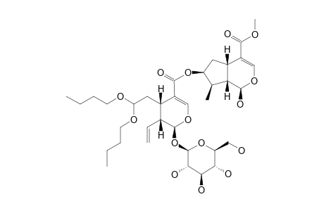 PTEROCESIDE-A;SYLVESTROSIDE-III-7-DIBUTYL-ACETAL