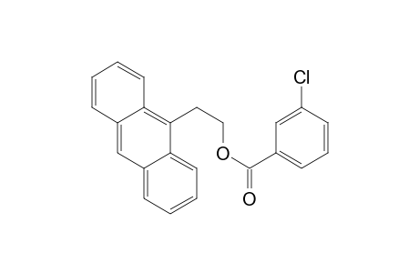 Benzoic acid, 3-chloro-, 2-(9-anthracenyl)ethyl ester
