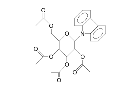 9-(2,3,4,6-Tetra-O-acetyl.beta.-D-glucopyranosyl)carbazole