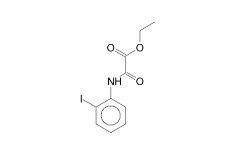 2-(2-iodoanilino)-2-keto-acetic acid ethyl ester