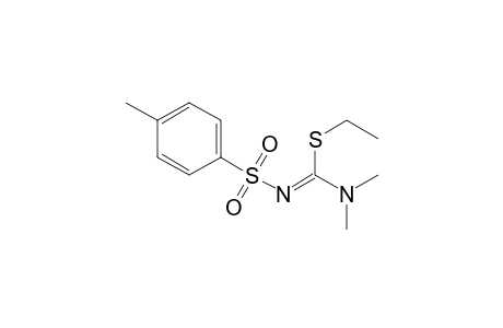 Carbamimidothioic acid, N,N-dimethyl-N'-[(4-methylphenyl)sulfonyl]-, ethyl ester