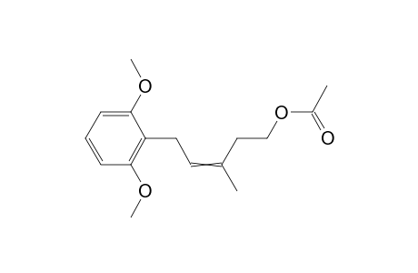 5-Acetoxy-1-(2,6-dimetoxyphenyl)-3-methyl-2-pentene