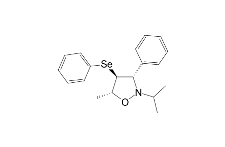 (3S,4S,5R)-3-Phenyl-5-methyl-4-(phenylseleno)-N-isopropylisoazolidine