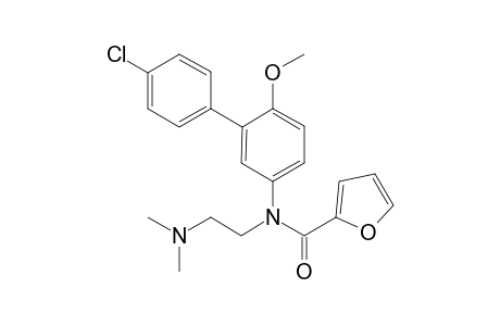 Furan-2-carboxylic acid (4'-chloro-6-methoxybiphen-3-yl)-(2-dimethylaminoethyl)amide
