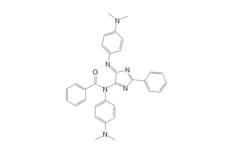 5-{Benzoyl[4'-(dimethylamino)phenyl]amino}-4-[4'-(dimethylamino)phenyl]imino]-2-phenyl-4H-imidazole
