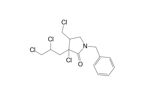 N-Benzyl-3-chloro-3-(2',3'-dichloropropyl)-4-(chloromethyl)pyrrolidin-2-one