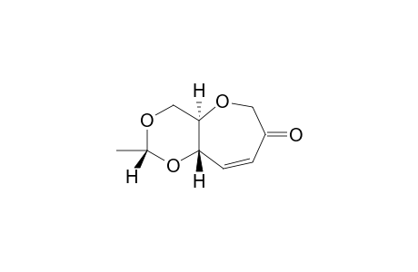 (2R,4aR,9aS)-2-methyl-6,9a-dihydro-4H-[1,3]dioxino[5,4-b]oxepin-7(4aH)-one