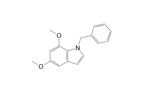 1-Benzyl-5,7-dimethoxyindole