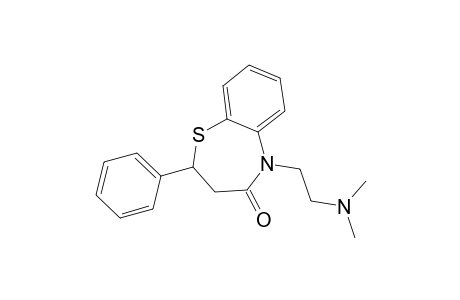 1,5-Benzothiazepin-4(5H)-one, 5-[2-(dimethylamino)ethyl]-2,3-dihydro-2-phenyl-