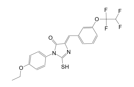 (5Z)-3-(4-ethoxyphenyl)-2-sulfanyl-5-[3-(1,1,2,2-tetrafluoroethoxy)benzylidene]-3,5-dihydro-4H-imidazol-4-one