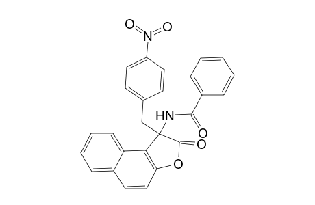 N-(1-(4-Nitrobenzyl)-1,2-dihydro-2-oxonaphtho[2,1-b]furan-1-yl) benzamide