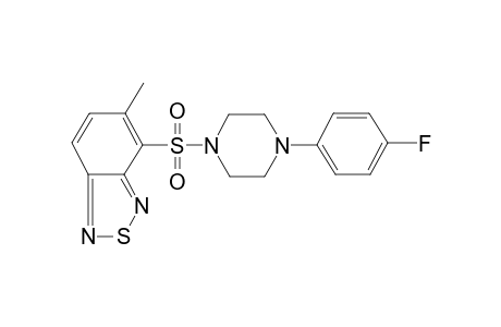 4-[4-(4-fluorophenyl)piperazin-1-yl]sulfonyl-5-methyl-2,1,3-benzothiadiazole