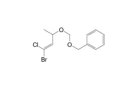 [(E)-3-bromo-3-chloro-1-methyl-allyloxy]methoxymethylbenzene