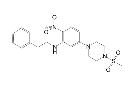 benzeneethanamine, N-[5-[4-(methylsulfonyl)-1-piperazinyl]-2-nitrophenyl]-