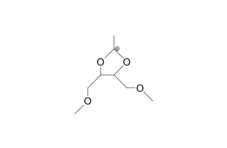 4,5-trans-Bis(methoxymethyl)-2-methyl-1,3-dioxolan-2-ylium cation