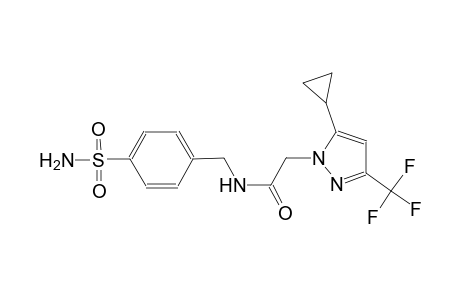N-[4-(aminosulfonyl)benzyl]-2-[5-cyclopropyl-3-(trifluoromethyl)-1H-pyrazol-1-yl]acetamide