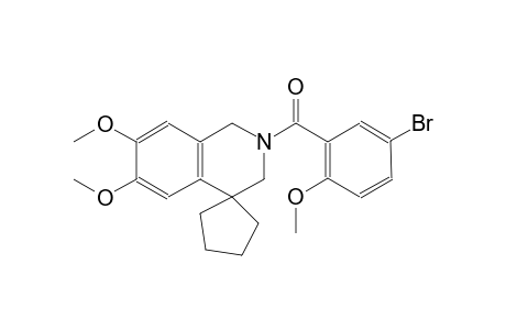 (5-bromo-2-methoxyphenyl)(6',7'-dimethoxy-1'H-spiro[cyclopentane-1,4'-isoquinolin]-2'(3'H)-yl)methanone