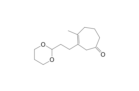 3-(3,3-(Trimethylenedioxy)propyl)-4-methylcyclohept-3-en-1-one