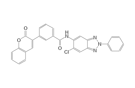 N-(6-chloro-2-phenyl-2H-1,2,3-benzotriazol-5-yl)-3-(2-oxo-2H-chromen-3-yl)benzamide