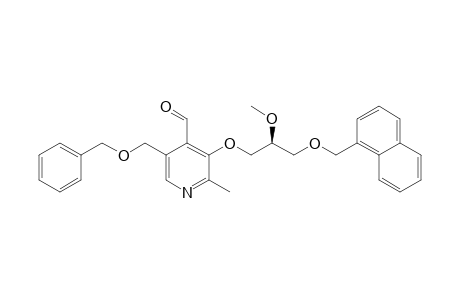 (S)-5-(Benzyloxymethyl)-3-[2-methoxy-3-(1-naphthylmethoxy)propoxy]-2-methylpyridine-4-carbaldehyde