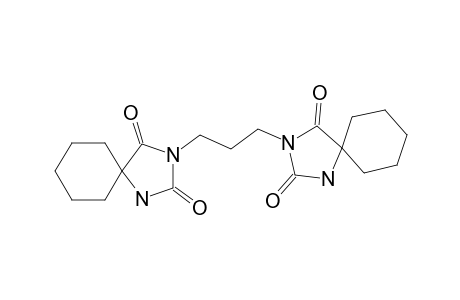 3-[3-(2,4-diketo-1,3-diazaspiro[4.5]decan-3-yl)propyl]-1,3-diazaspiro[4.5]decane-2,4-quinone